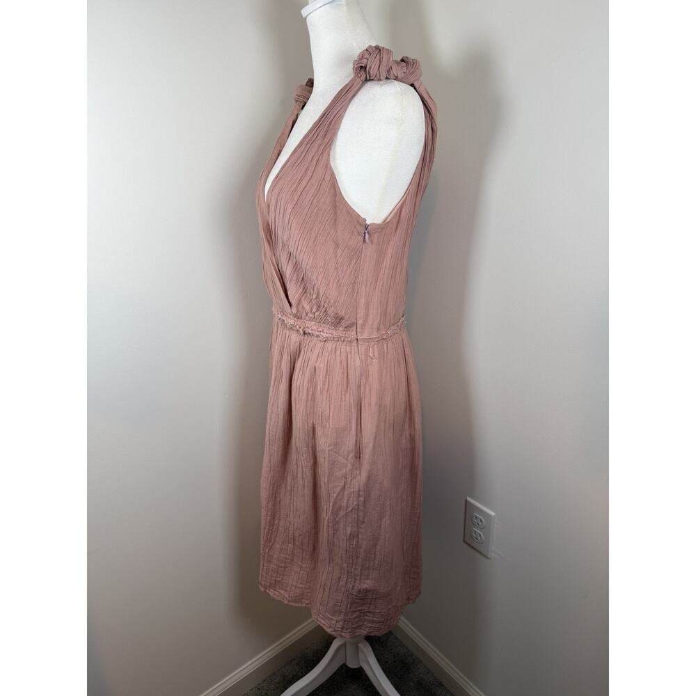 Banana Republic Dress A-Line V Neck Silk Blend Mini Gauzy Size 10 High Quality - Picture 6 of 10